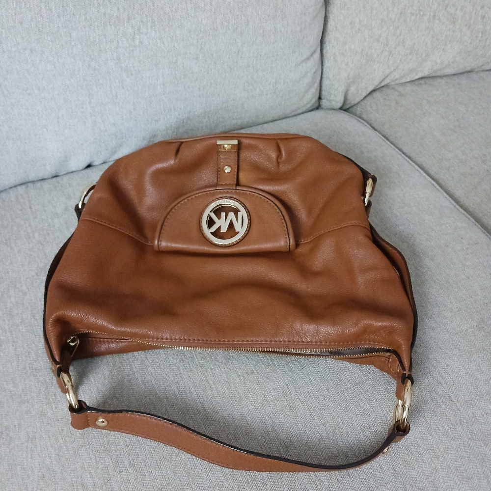 Michael Kors brown soft genuine leather bucket bag - Picture 14 of 14